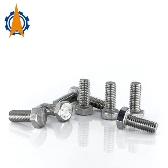  Hexagon Head Bolt DIN 933 Stainless Steel Full Thread Hex Bolt
